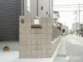 一体感ある門まわり