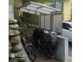 雨から自転車を守るサイクルポート