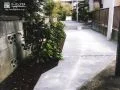 雨が降っても快適なアプローチ