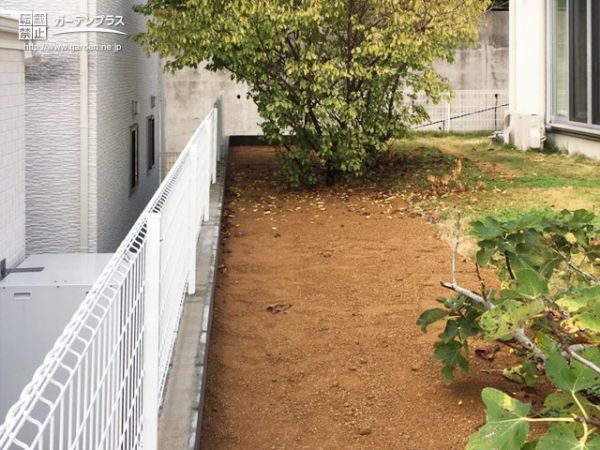 法面をフラットにしてお庭を最大限活用する主庭のリフォーム工事 No 9701 その他外構工事の施工例 外構工事のガーデンプラス