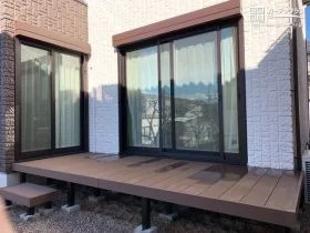 お住まいにやさしく寄り添うウッドデッキ[施工後]