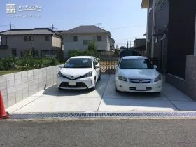 安全にも配慮した駐車スペース[施工後]