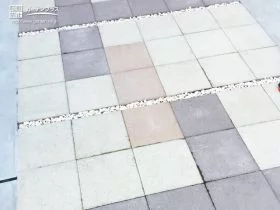 玄関アプローチのコンクリート平板[施工後]