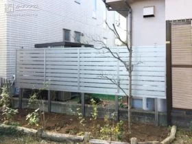 スタイリッシュな目隠しフェンス[施工後]