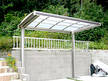 サイクルポートの施工例