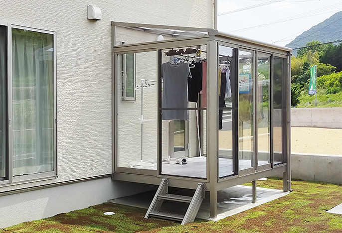 テラス囲い | デッキ・テラス | 外構工事のガーデンプラス