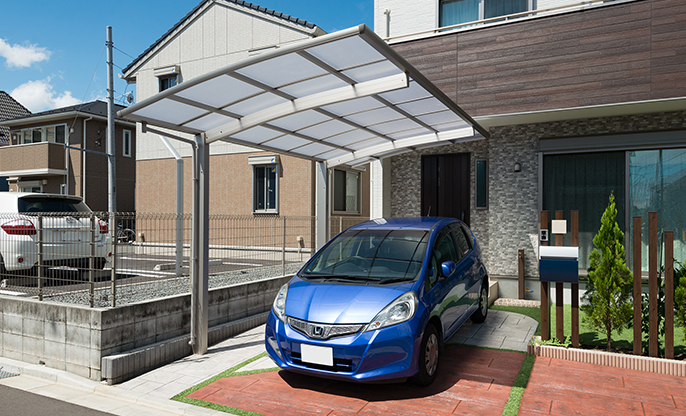 カーポートの設置工事