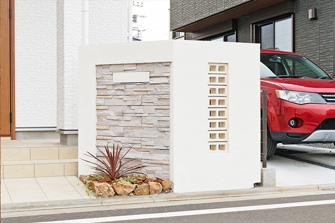 有孔(透かし)ブロック