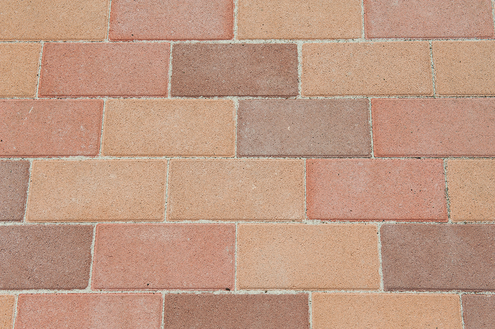 透水性の高いインターロッキング舗装工事