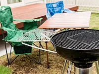 バーベキューを楽しめるお庭