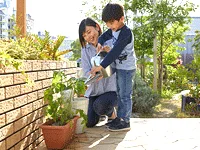 家庭菜園を楽しむお庭
