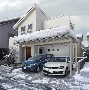 大切な車を雨や雪から守り、利便性も大幅アップ！