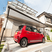 防犯面でも安心の駐車スペース